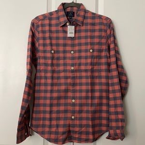 J. Crew men’s plaid flannel NWT